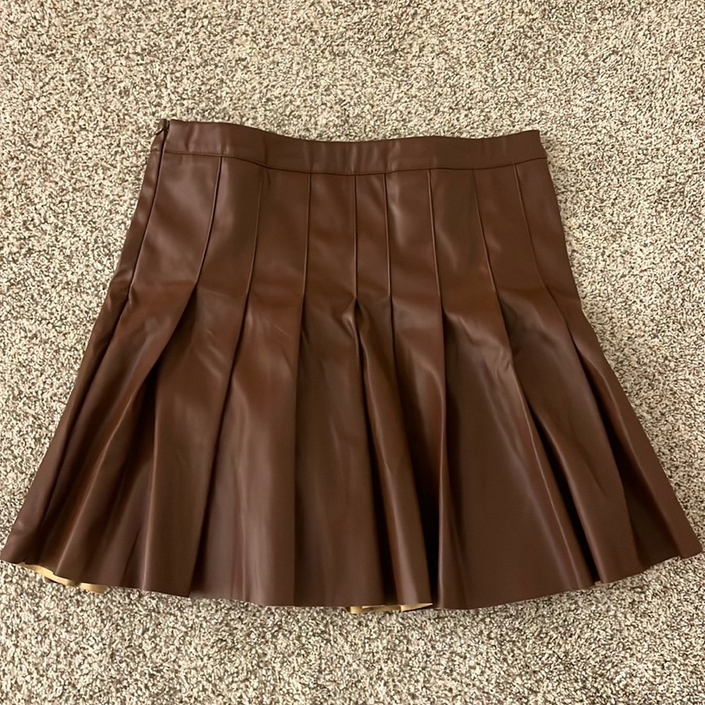 Pleather skirt